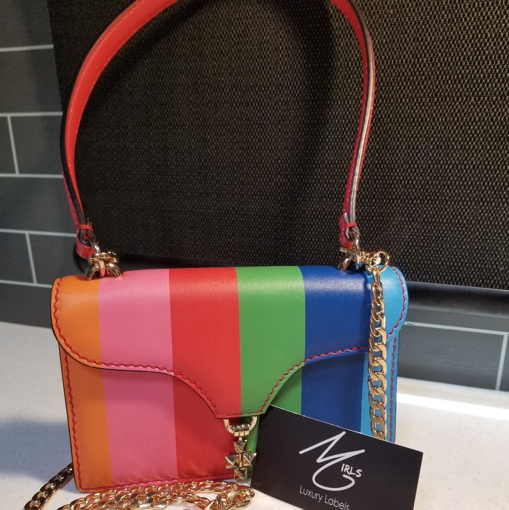 100%authentic Valentino rainbow rockstud